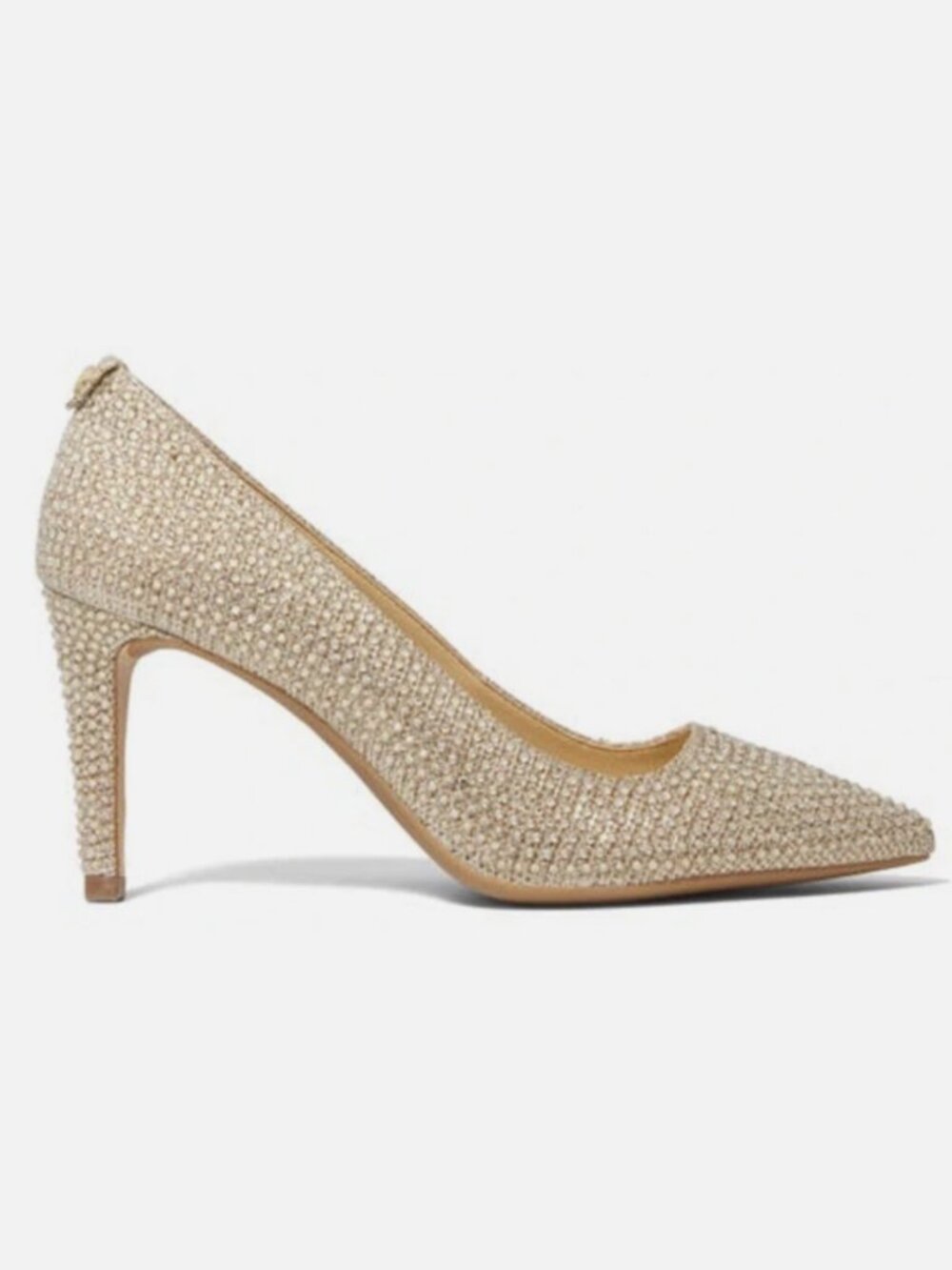 Michael Kors Dorothy Flex Pump Pole Gold Size 8 - Picture 2 of 14